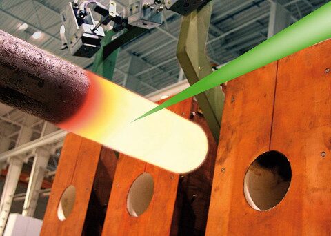 Misurazione della temperatura su acciaio arroventato