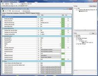 Setting the parameters and commands.