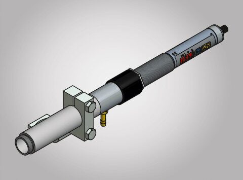 Mounting combination PK 01-014 with pyrometer