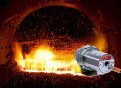 Temperaturmessung Glutbett mittels Pyrometer